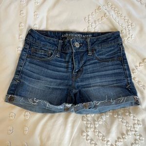 American Eagle super stretch denim shorts